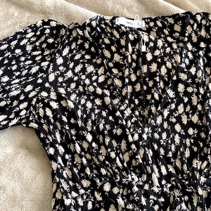 NWT Floral Midi Dress (puff sleeve)